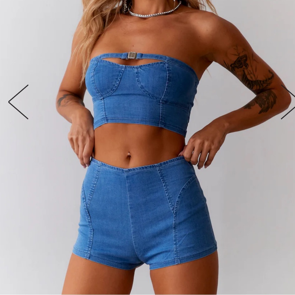 HELLO MOLLY DENIM SET